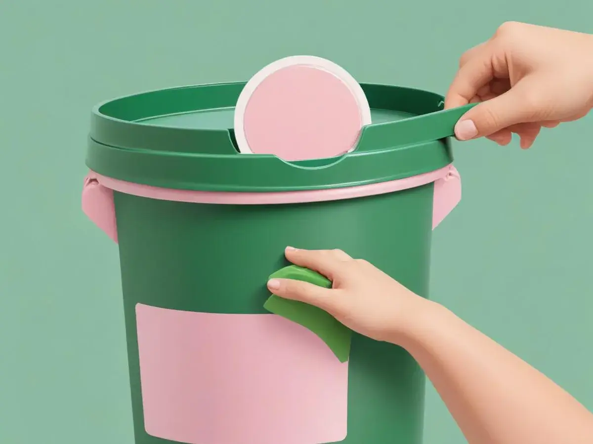 Pop on your bin QR stickers